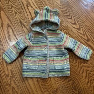 Baby Gap Knit Sweater Size 3-6 months colorful stripes
